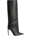 Dolce & Gabbana Black Calf Leather Boots In Black
