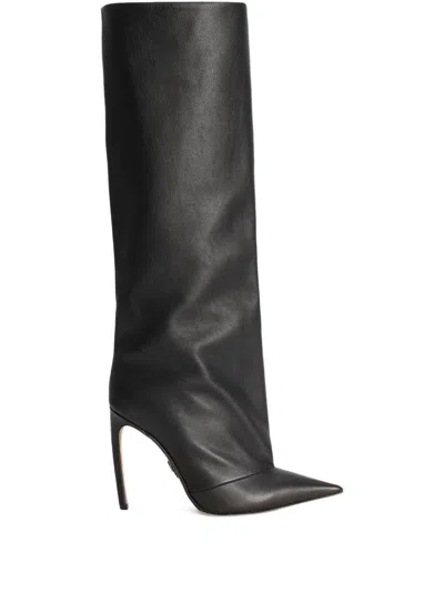 DOLCE & GABBANA DOLCE & GABBANA WOMEN DEVOTION 105MM KNEE-HIGH BOOTS