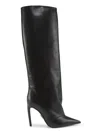 Dolce & Gabbana Women Black Leather Devotion Boots In Black