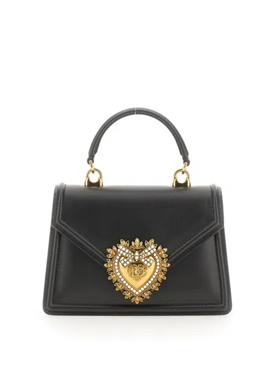 Dolce & Gabbana Women Borsa "devotion" Small In Black
