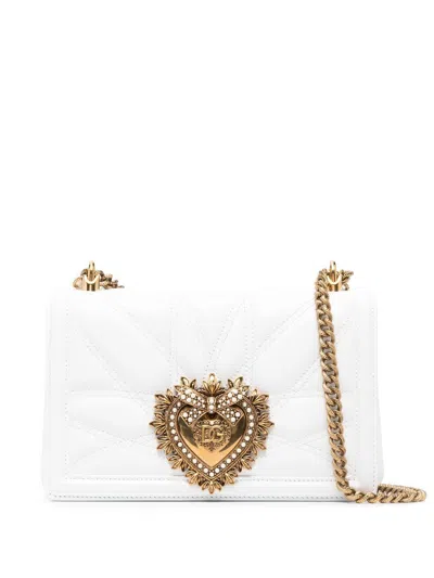Dolce & Gabbana Women Devotion Medium Leather Handbag In Multicolor