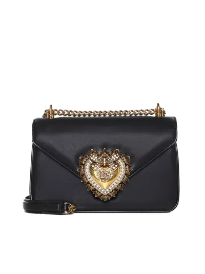 Dolce & Gabbana Women Devotion Nappa Leather Shoulder Bag In Multi