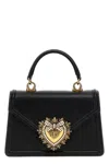 Dolce & Gabbana Devotion Small Handbag In Black