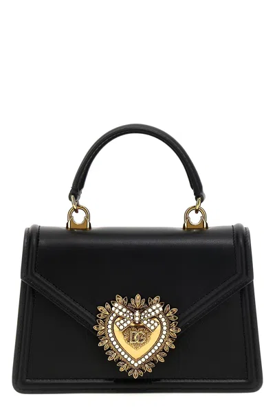 Dolce & Gabbana Women 'devotion' Small Handbag In Black