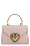 Dolce & Gabbana Women's Small Devotion Leather Top Handle Bag In Rosa