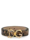 Dolce & Gabbana Belt In Animalier