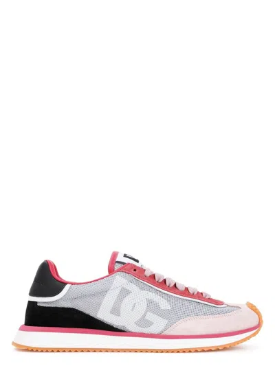 DOLCE & GABBANA WOMEN'S DG CUSHION LOW-TOP SNEAKERS | SIZE 38.5 | CK2288A9203 COLOR 8B862