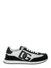 Dolce & Gabbana Suede And Mesh Dg Cushion Sneakers Shoes In Multi