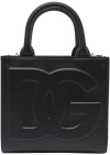 Dolce & Gabbana Dg Daily Leather Tote Bag In Nero