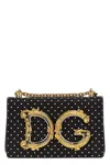Dolce & Gabbana Small Dg Baroque Satin Crossbody Bag In Multicolor