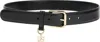 Dolce & Gabbana Timeless Black Leather Belt In Black