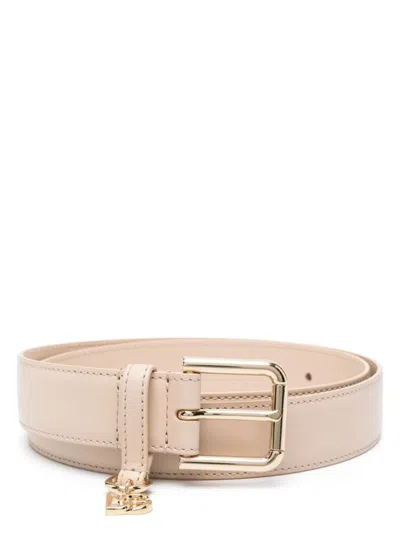 Dolce & Gabbana Women's Dg Logo Belt In Pink