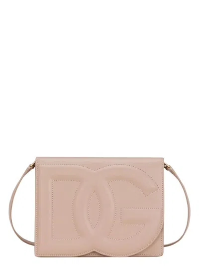 Dolce & Gabbana Women's Dg Logo Crossbody Bag In Nude & Neutrals