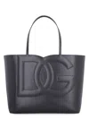 Dolce & Gabbana Women's Dg Logo Leather Medium Tote Bag