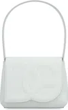 Dolce & Gabbana Leather Dg Logo Shoulder Bag In White
