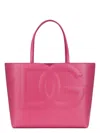 Dolce & Gabbana Dg Logo Medium Shopping Bag In Pink