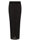 Dolce & Gabbana Dg-jacquard Midi Skirt In Black