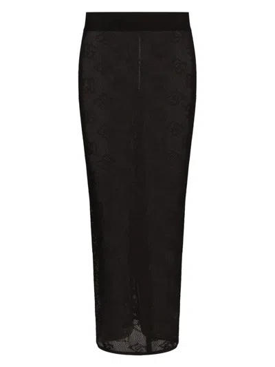 DOLCE & GABBANA WOMEN'S DG SKIRT ALL OVER