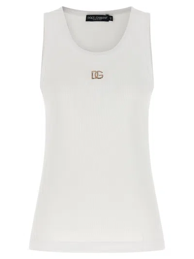 Dolce & Gabbana Women's Dg Tank Top In White