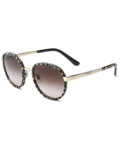 Dolce & Gabbana Women's Dg2227j 52mm Sunglasses In Gold