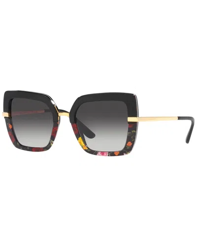 Dolce & Gabbana Women's Dg4373 52mm Sunglasses In Black