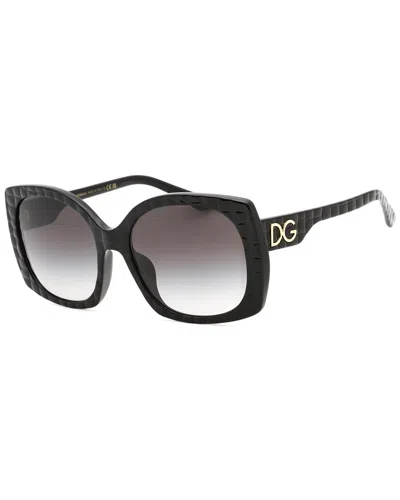 Dolce & Gabbana Women's Dg4385f 58mm Sunglasses In Black