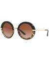 Dolce & Gabbana Women's Sunglasses, Gradient Dg4393 In Black