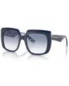 Dolce & Gabbana Oversized Square-frame Sunglasses In Blue