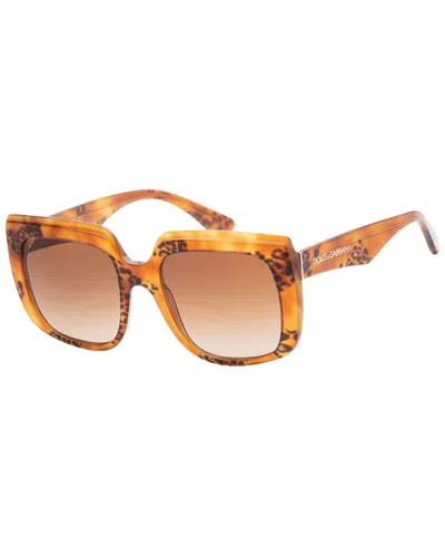 Dolce & Gabbana Women's Dg4414 54mm Sunglasses In Brown