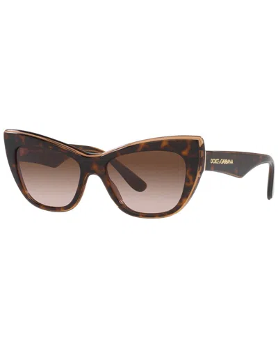 Dolce & Gabbana Women's Dg4417 54mm Sunglasses In Brown