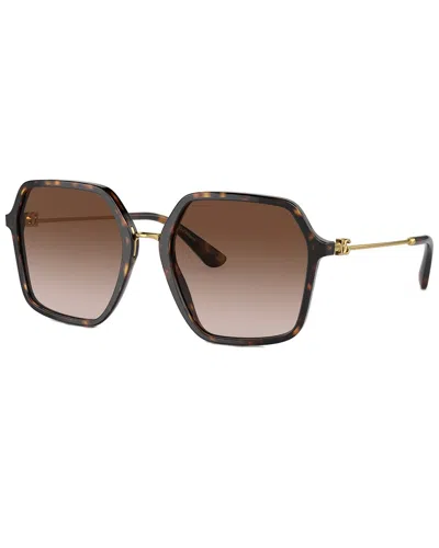 Dolce & Gabbana Women's Dg4422 56mm Sunglasses In Brown