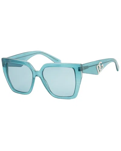Dolce & Gabbana Women's Dg4438 55mm Sunglasses In Blue
