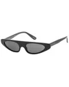 Dolce & Gabbana 52mm Rectangular Sunglasses In Black