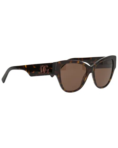 Dolce & Gabbana Women's Dg4449 54mm Sunglasses In Brown