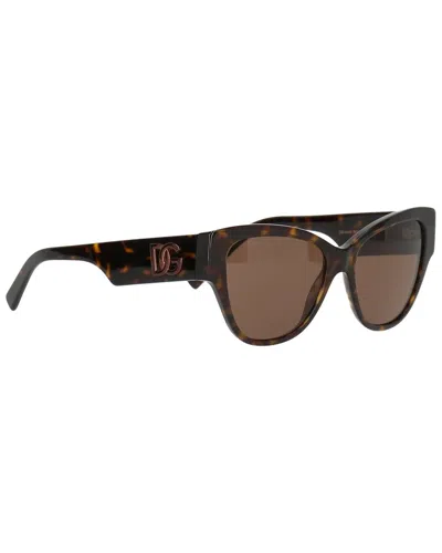 Dolce & Gabbana Dolce&gabbana Woman Sunglass Dg4449 In Brown