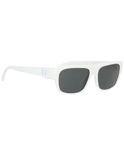 Dolce & Gabbana Women's Dg4455 57mm Sunglasses In White