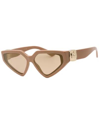 Dolce & Gabbana Full Frame Sunglasses In 32925a Full Camel
