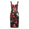 Dolce & Gabbana Floral Print Dress In Multi