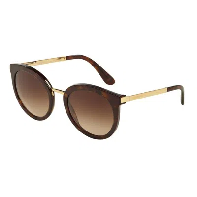 Dolce & Gabbana Dolce&gabbana Woman Sunglasses Dg4268 In Light & Dark Brown Gradient