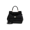 Dolce & Gabbana Siiciliy Shoulder Bag In Black
