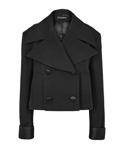 Dolce & Gabbana Women's Dolce  Gabbana Tailored Peacoat In Black