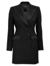 Dolce & Gabbana Double Breasted Tailored Jacket Structured Silhouette In Black