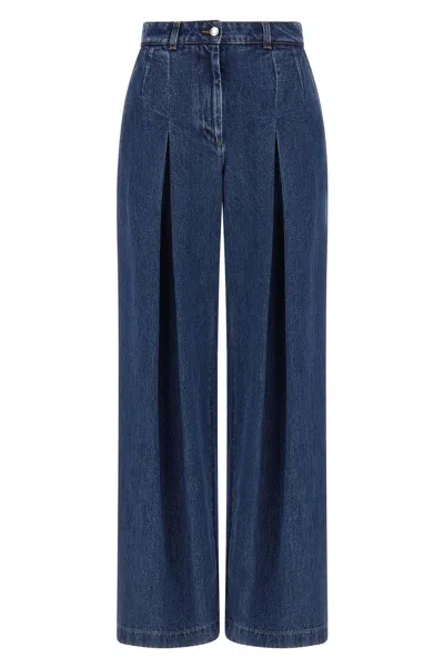 Dolce & Gabbana 'dolce' Waist Jeans In Blue