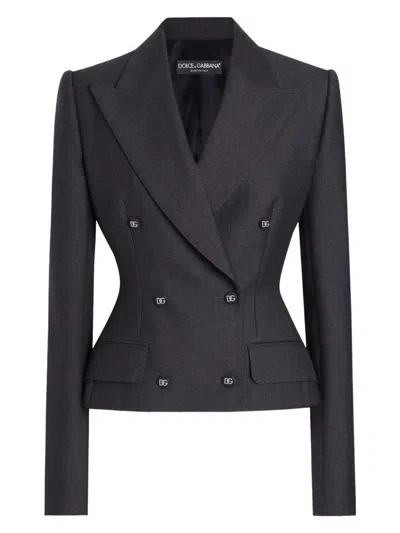 DOLCE & GABBANA WOMEN'S DOUBLE BREASTED BLAZER
