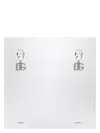Dolce & Gabbana Earrings With Crystal And Silver Dg Logo