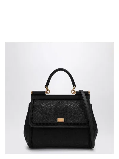 Dolce & Gabbana Women's Embroidered Handbag Sicily Medium