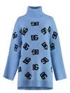 Dolce & Gabbana Luxurious Wool Poncho With Stand-up Collar For Women
