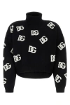 Dolce & Gabbana Women Embroidered Wool Sweater In Multicolor