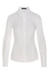 Dolce & Gabbana Tailored Shirt With Collared Neck And Buttoned Cuffs In White