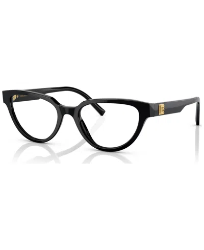 Dolce & Gabbana Women's Eyeglasses, Dg3358 53 In Black